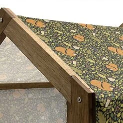 Ambesonne Acorn Wooden Pet House, Fallen Autumn Leaves Concept Squirrels In Peaceful Nature, Indoor & Outdoor Portable Dog Kennel With Pillow And Cover, Medium, Multicolor 20 Ambesonne Acorn Wooden Pet House, Fallen Autumn Leaves Concept Squirrels In Peaceful Nature, Indoor & Outdoor Portable Dog Kennel With Pillow And Cover, Medium, Multicolor -Pet Care Center 61LARm2738L